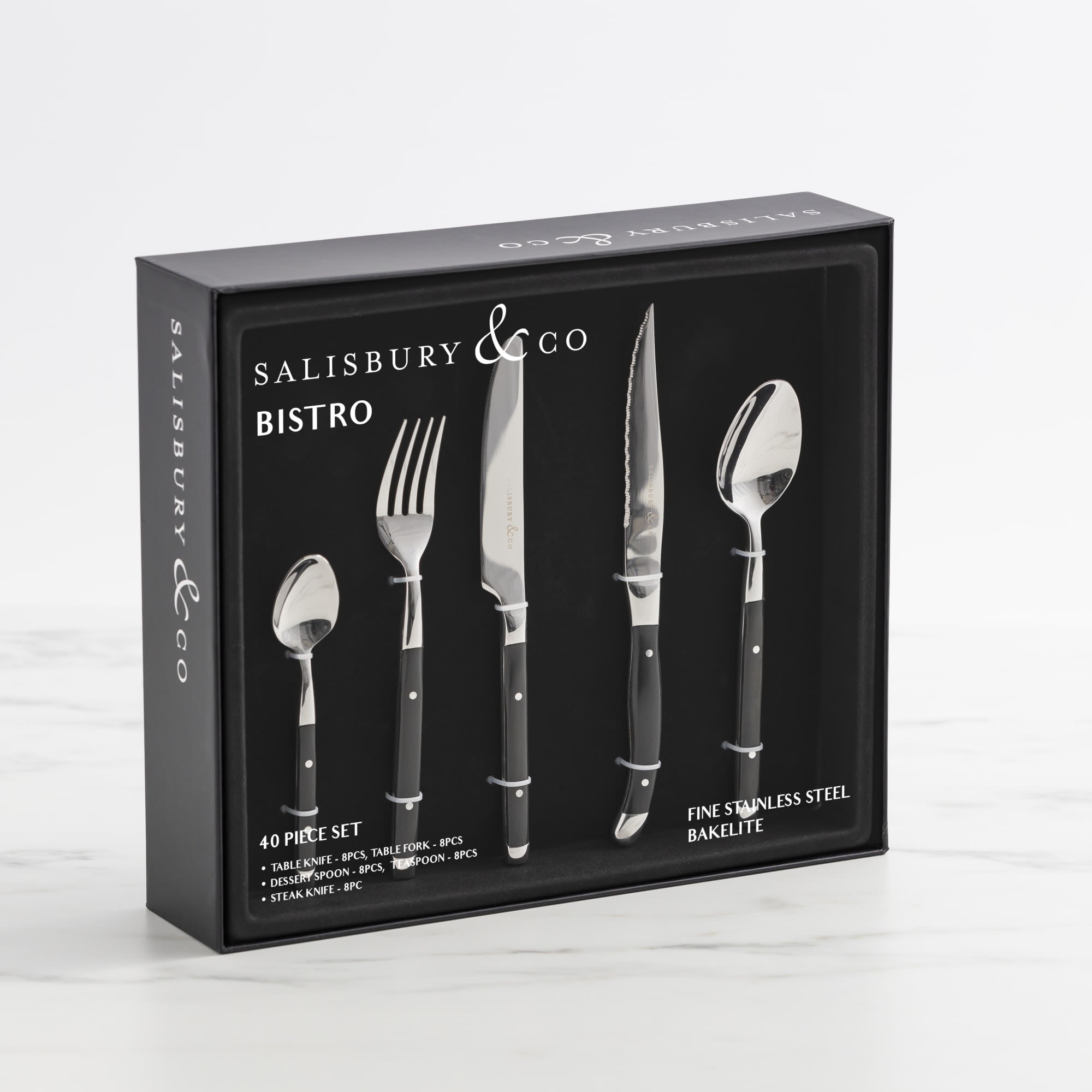 Bistro Cutlery Set 40pc Kitchen Warehouse™